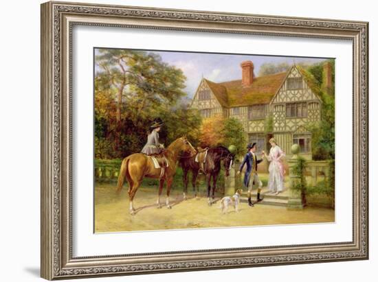 The Two Roses-Heywood Hardy-Framed Giclee Print