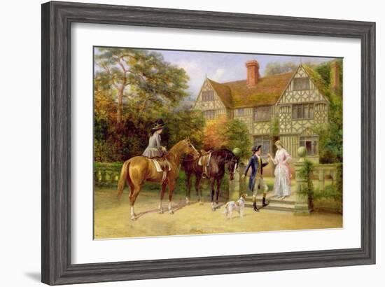 The Two Roses-Heywood Hardy-Framed Giclee Print