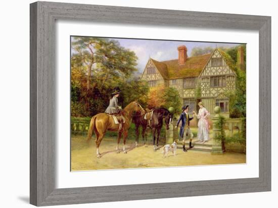 The Two Roses-Heywood Hardy-Framed Giclee Print