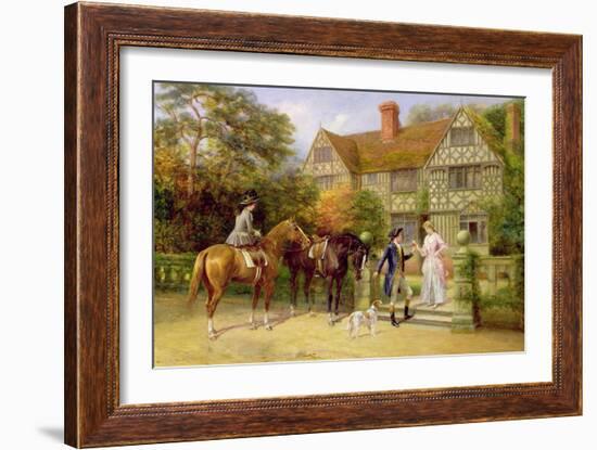 The Two Roses-Heywood Hardy-Framed Giclee Print