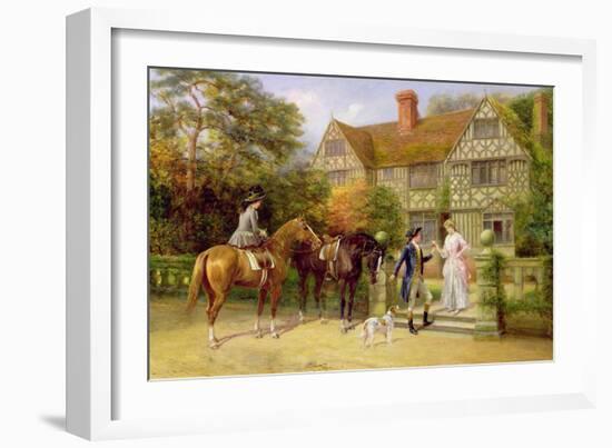 The Two Roses-Heywood Hardy-Framed Giclee Print