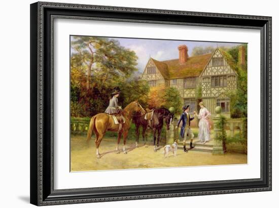 The Two Roses-Heywood Hardy-Framed Giclee Print