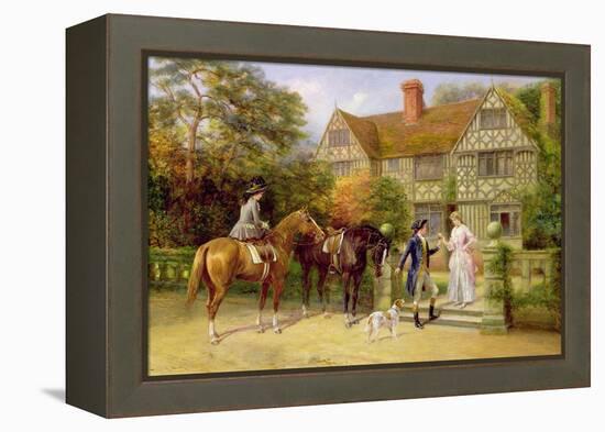 The Two Roses-Heywood Hardy-Framed Premier Image Canvas