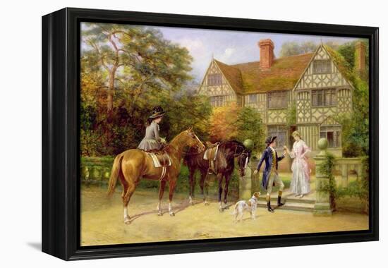 The Two Roses-Heywood Hardy-Framed Premier Image Canvas