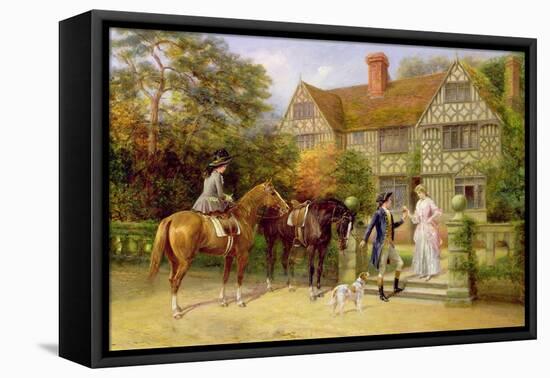 The Two Roses-Heywood Hardy-Framed Premier Image Canvas