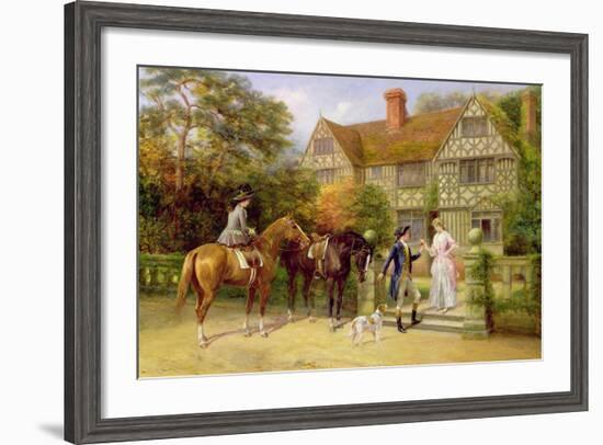 The Two Roses-Heywood Hardy-Framed Giclee Print