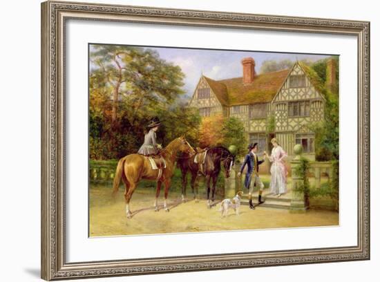 The Two Roses-Heywood Hardy-Framed Giclee Print