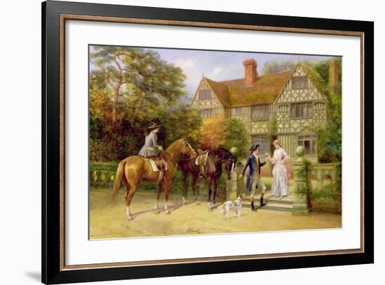 The Two Roses-Heywood Hardy-Framed Giclee Print