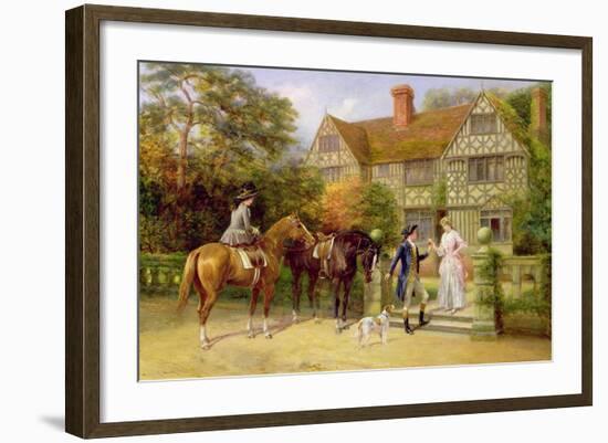 The Two Roses-Heywood Hardy-Framed Giclee Print