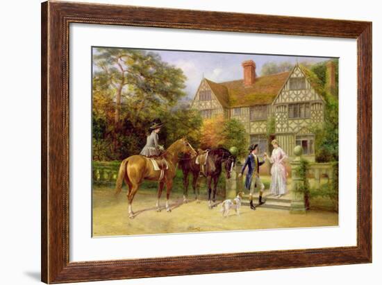 The Two Roses-Heywood Hardy-Framed Giclee Print