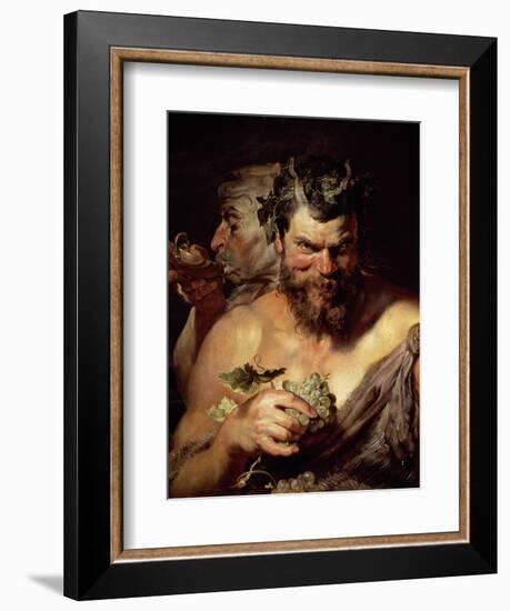 The Two Satyrs-Peter Paul Rubens-Framed Giclee Print