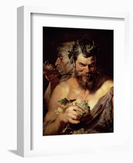 The Two Satyrs-Peter Paul Rubens-Framed Giclee Print