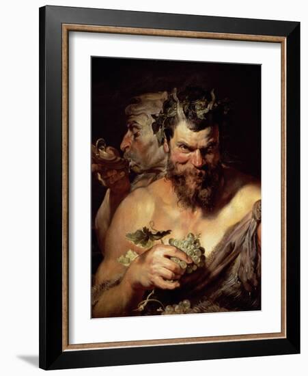 The Two Satyrs-Peter Paul Rubens-Framed Giclee Print