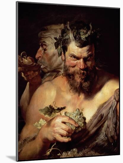 The Two Satyrs-Peter Paul Rubens-Mounted Giclee Print