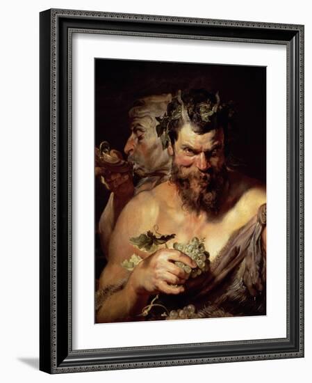 The Two Satyrs-Peter Paul Rubens-Framed Giclee Print