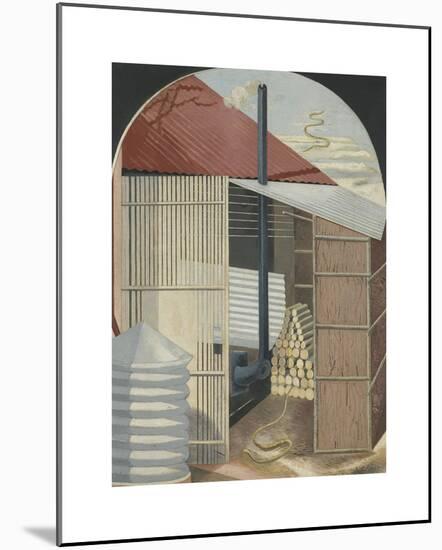 The Two Serpents-Paul Nash-Mounted Premium Giclee Print