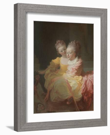 The Two Sisters, c.1769-70-Jean-Honore Fragonard-Framed Giclee Print