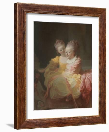The Two Sisters, c.1769-70-Jean-Honore Fragonard-Framed Giclee Print