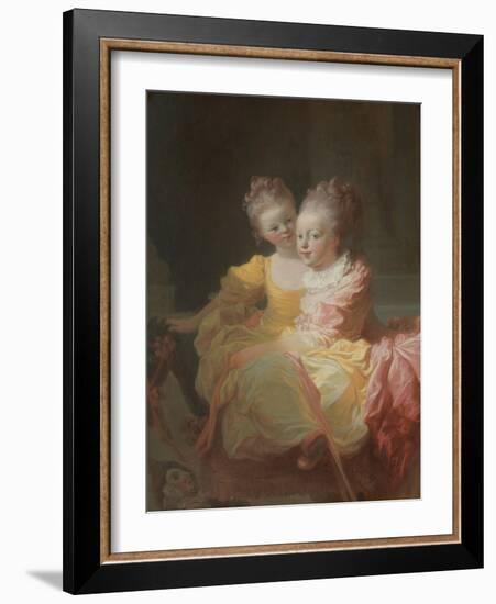 The Two Sisters, c.1769-70-Jean-Honore Fragonard-Framed Giclee Print