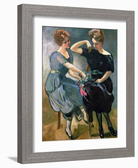 The Two Sisters, C.1912 (Oil on Canvas)-Louis Valtat-Framed Giclee Print