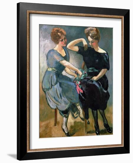The Two Sisters, C.1912 (Oil on Canvas)-Louis Valtat-Framed Giclee Print