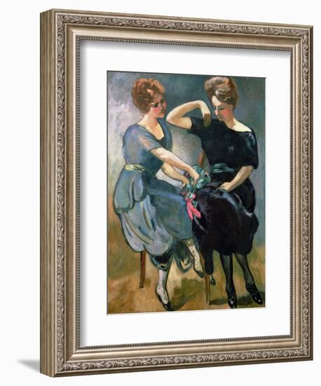 The Two Sisters, C.1912 (Oil on Canvas)-Louis Valtat-Framed Giclee Print