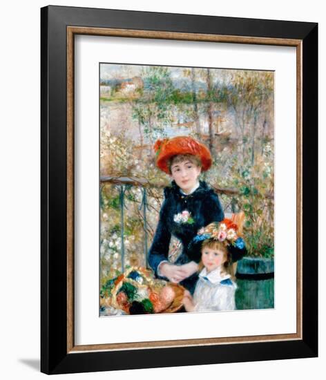 The Two Sisters, On the Terrace, 1881-Pierre Auguste Renoir-Framed Art Print