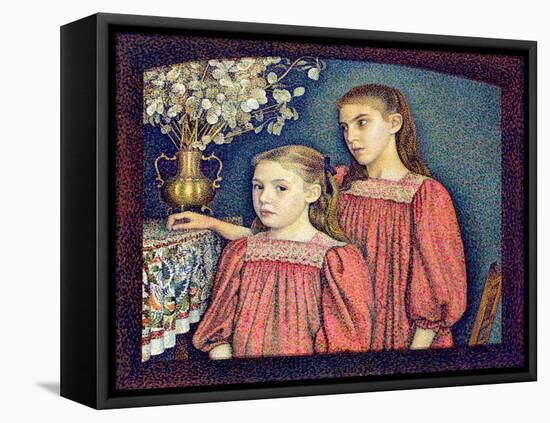 The Two Sisters, the Serruys Sisters, 1894-Georges Lemmen-Framed Premier Image Canvas