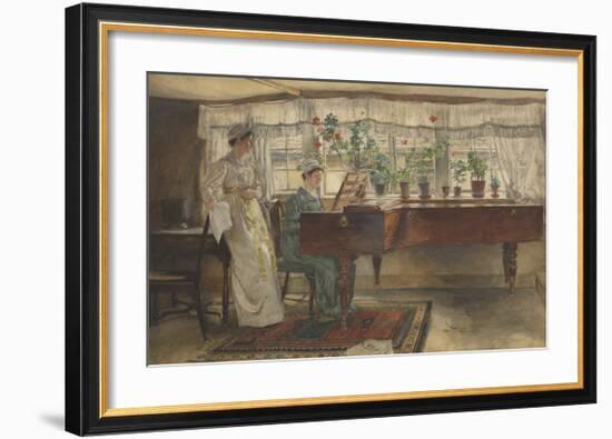 The Two Sisters-Edwin Austin Abbey-Framed Premium Giclee Print