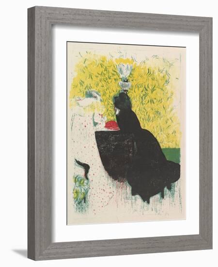 The Two Stepsisters, from the series Landscapes and Interiors, 1899-Edouard Vuillard-Framed Giclee Print