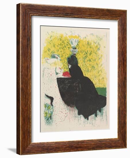 The Two Stepsisters, from the series Landscapes and Interiors, 1899-Edouard Vuillard-Framed Giclee Print