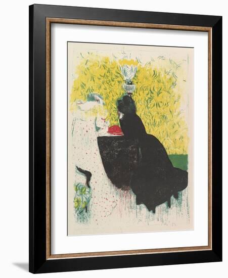 The Two Stepsisters, from the series Landscapes and Interiors, 1899-Edouard Vuillard-Framed Giclee Print