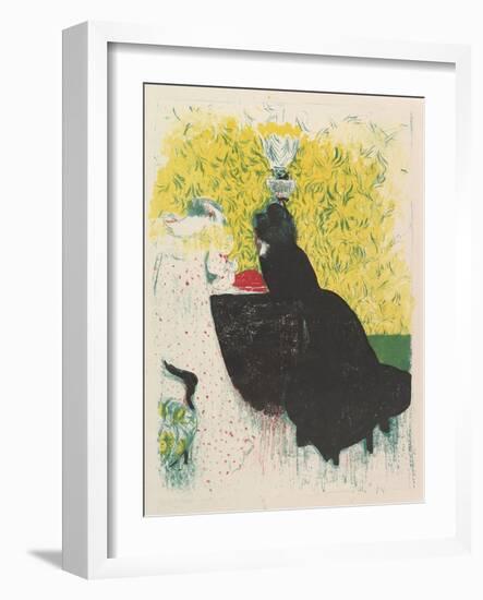 The Two Stepsisters, from the series Landscapes and Interiors, 1899-Edouard Vuillard-Framed Giclee Print