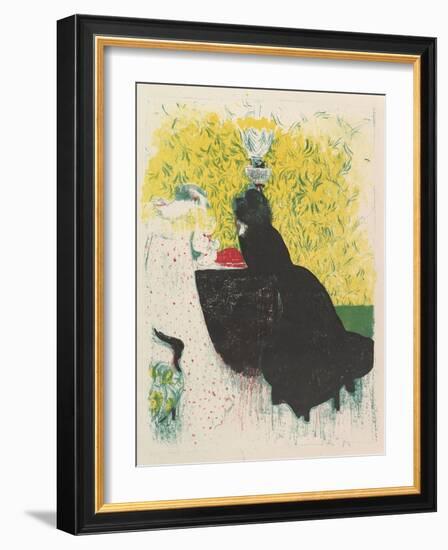 The Two Stepsisters, from the series Landscapes and Interiors, 1899-Edouard Vuillard-Framed Giclee Print