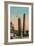 The Two Towers in Bologna, Italy. Postcard Sent in 1913-Italian Photographer-Framed Giclee Print