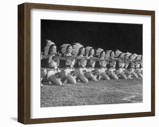 The Tyler Apache Belles of Tyler Junior College-Joe Scherschel-Framed Photographic Print