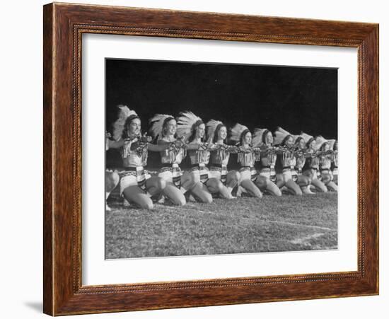 The Tyler Apache Belles of Tyler Junior College-Joe Scherschel-Framed Photographic Print