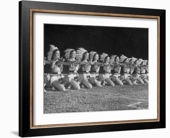 The Tyler Apache Belles of Tyler Junior College-Joe Scherschel-Framed Photographic Print