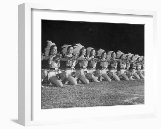 The Tyler Apache Belles of Tyler Junior College-Joe Scherschel-Framed Photographic Print