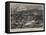 The Typhoon in China, the Damaged Shipping at Hong Kong-Frederic De Haenen-Framed Premier Image Canvas