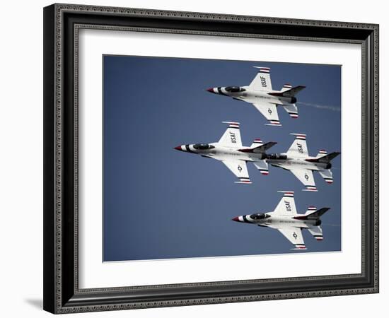 The U.S. Air Force Thunderbird Demonstration Team-Stocktrek Images-Framed Photographic Print