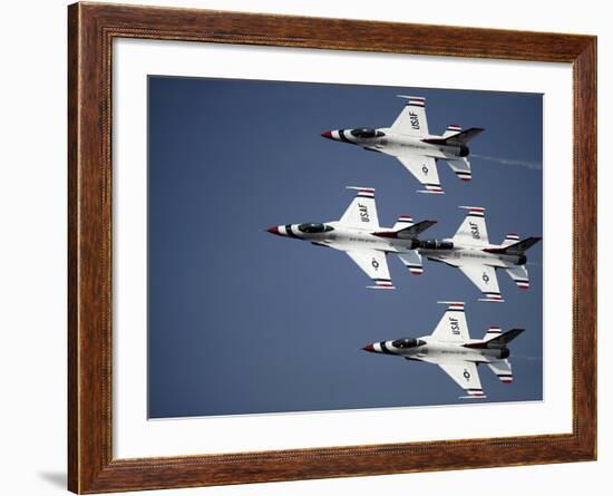 The U.S. Air Force Thunderbird Demonstration Team-Stocktrek Images-Framed Photographic Print