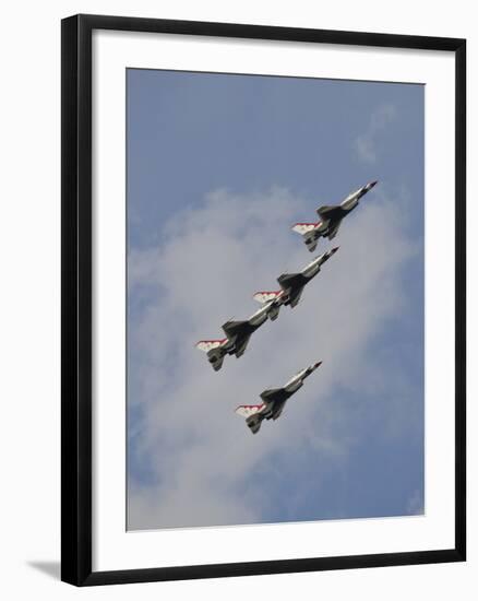 The U.S. Air Force Thunderbirds Fly in Formation-Stocktrek Images-Framed Photographic Print