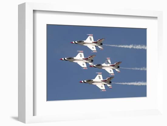 The U.S. Air Force Thunderbirds Fly in Formation-Stocktrek Images-Framed Photographic Print