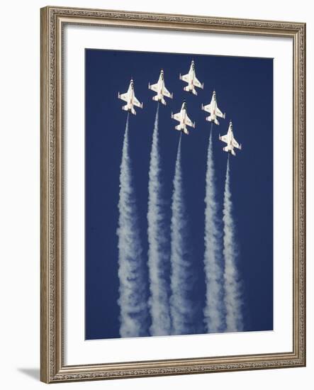 The U.S. Air Force Thunderbirds-null-Framed Photographic Print