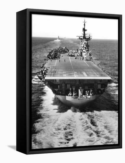 The U.S. Aircraft Carrier USS Boxer Operating Off North Korea-Stocktrek Images-Framed Premier Image Canvas