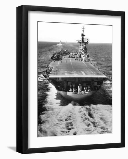 The U.S. Aircraft Carrier USS Boxer Operating Off North Korea-Stocktrek Images-Framed Photographic Print