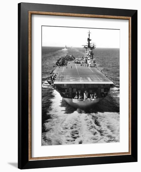 The U.S. Aircraft Carrier USS Boxer Operating Off North Korea-Stocktrek Images-Framed Photographic Print