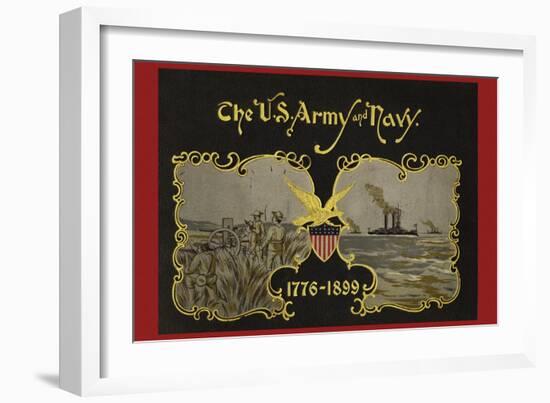 The U.S. Army and Navy 1776-1899-null-Framed Premium Giclee Print