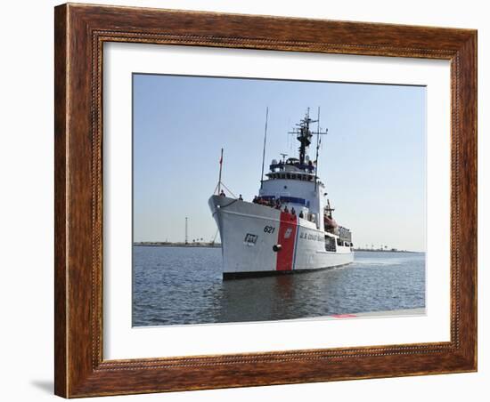The U.S. Coast Guard Cutter Valiant-Stocktrek Images-Framed Photographic Print